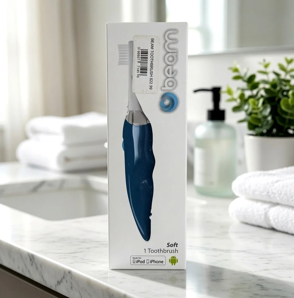 Beam Brush Bluetooth Smart Toothbrush Soft Bristles App Enabled Adult Dental NIB